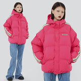 Padded Solid Hooded Puffer Jacket