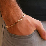 3-11mm Curb Stainless Stain Link Chain Bracelet