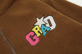 Loose Sleepy Bear Ears Fleece Jacket