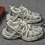 Streetwear Punk Lace Up Vulc Sneakers