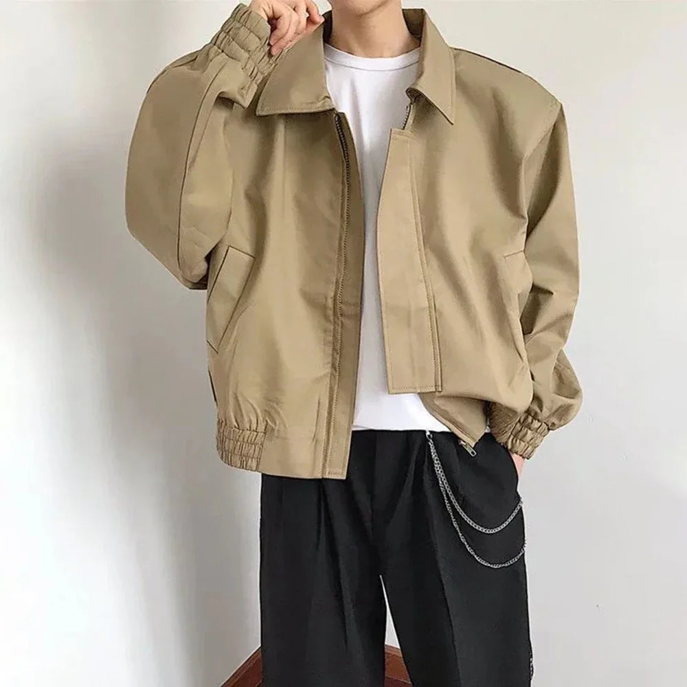Men Signature British Casual Bomber Jacket