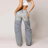 High Waist Vintage American Style Jeans