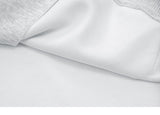 Star Patches Cotton Zip-up Hoodie
