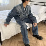 Versatile Korean Style Washed Denim Jacket