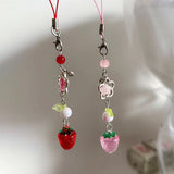 Front view of the Floral Charm Keychain