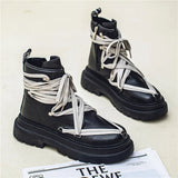 High Quality Personalized Strap Ankle Boots