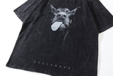 Washed Oversized Dobermann T-shirt