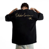 Y2K Featherlight Simple Loose Letters T-Shirt