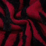 Cozy Color Block Striped Knit Sweater