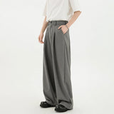 Oversized Black Wide Leg Dress Pants