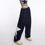 Women High Waist Wide Leg Jogging Sweatpants
