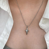 Star Cross Pendant Necklace