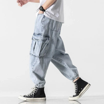 Durable High Street Cargo Denim Jeans