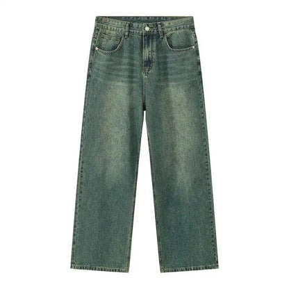 Wide Leg Vintage Straight Jeans