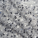 Yarn Heathered Knitwear Hoodie