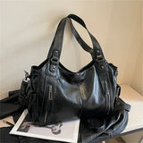Leather Focus Handbag