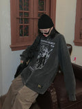 Grunge Vintage Oversized Long Sleeve T-shirt