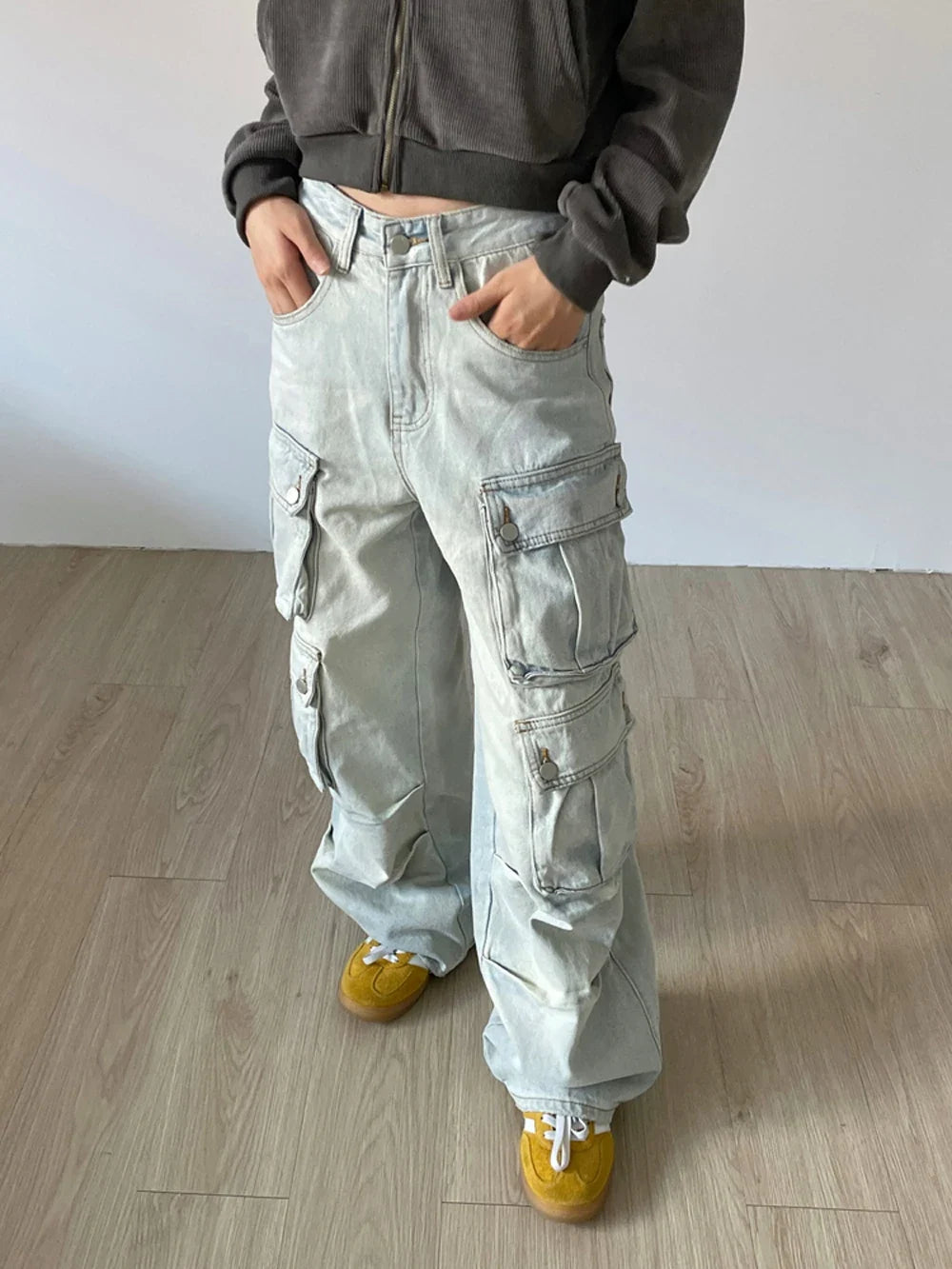 Y2k Vintage Distressed Cargo Pants