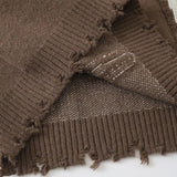 Grunge Hip Hop Knitted Jumper Sweater