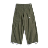 Solid Color Loose Fit Cargo Pants