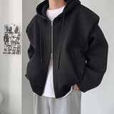 Oversized Front-Open Hoodie