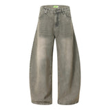 Arc Washed Grey Baggy Jeans