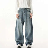 Stylish Loose Straight Durable Denim Jeans