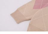 Patchwork Candy Plaid Sweater
