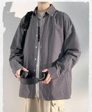 Men's Classic Plaid Student Workwear Shirt