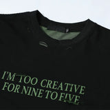 Vintage Patchwork Graphic Printed T-Shirt
