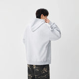 Warm Embroidered Hip Hop Logo Hoodie