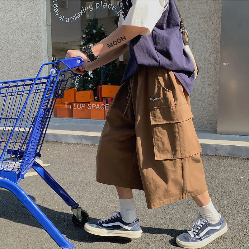 Oversized Loose Cargo Pants Japanese