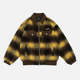 Streetwear Trendy Gradient Woolen Jacket