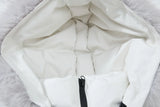 Insulated Fur Hooded Windbreaker Jacket