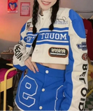 Autumn Streetwear Vintage Varsity Bomber Jacket