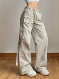 Patchwork Light Khaki Cargo Pants