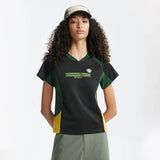 Model wearing the black Y2K Street Style T-Shirt
