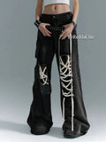 Lightweight Black Vintage Baggy High Waist Jeans