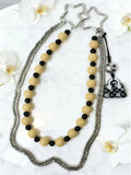 Handmade Acrylic Beads Stainless Steel Waist Chain