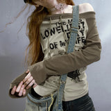 Grunge Y2K Graphic Print T-Shirt