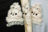 Cozy Streetwear Puppy Dog Knit Sweater