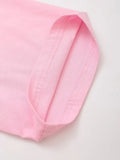 Pink Print Loose Summer T-Shirt