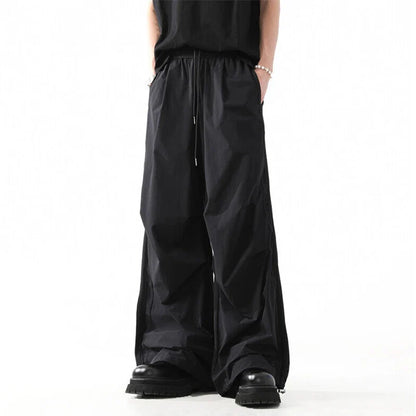 Summer Casual Pleated Wide Leg Pants