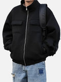 Y2K Spring Oversized Solid Color Cotton Jacket