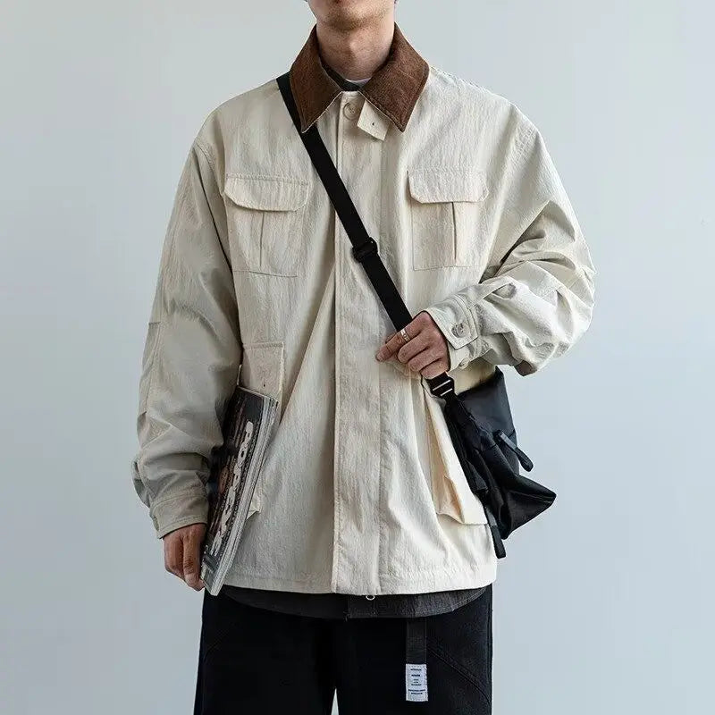 Men Classic Trendy Loose Retro Jacket