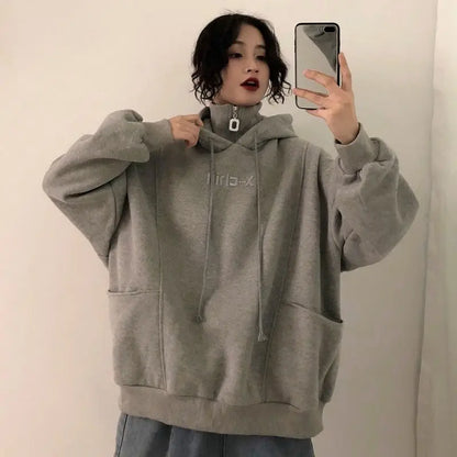 Thick Velvet Cool Winter Hoodie