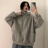 Thick Velvet Cool Winter Hoodie