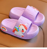 Cute Unicorn Kids Flip Flops Slippers
