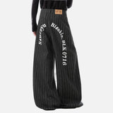 American Old Money Style Loose Suit Pants