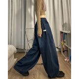 Baggy Elastic-waist Women's Jeans